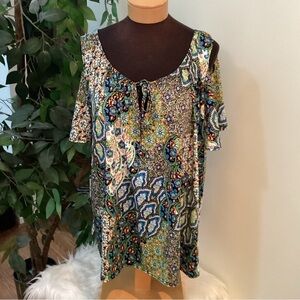 Star Vixen cold shoulder flutter sleeve blouse Woman’s size 2X